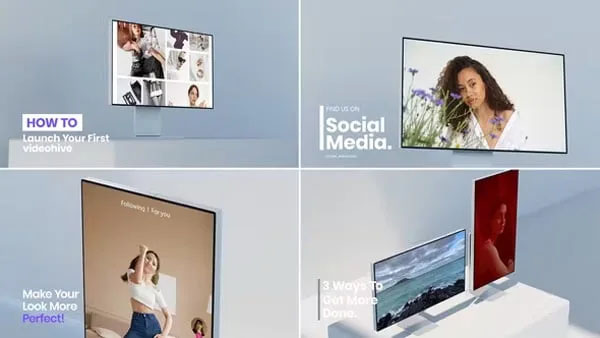 Display Mockup Promo After Effects Template