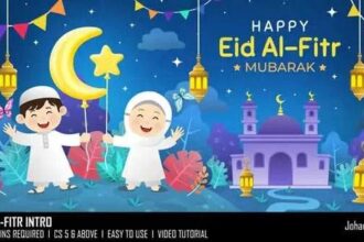 Eid Al Fitr Intro After Effects Template