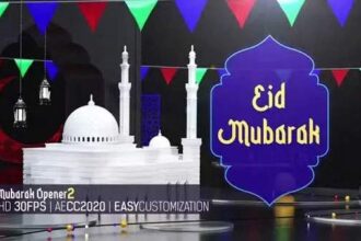 Eid Mubarak Opener 2 After Effects Template