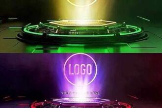 Electric Haze Logo Reveal After Effects Template