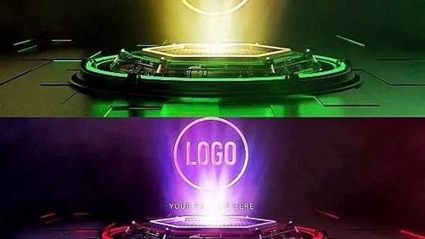 Electric Haze Logo Reveal After Effects Template