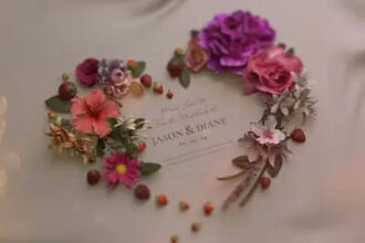 Floral Wedding Slideshow After Effects Template