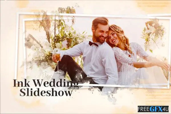 Ink Wedding Slideshow After Effects Template
