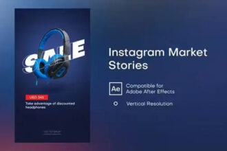 Instagram Market Stories After Effects Template