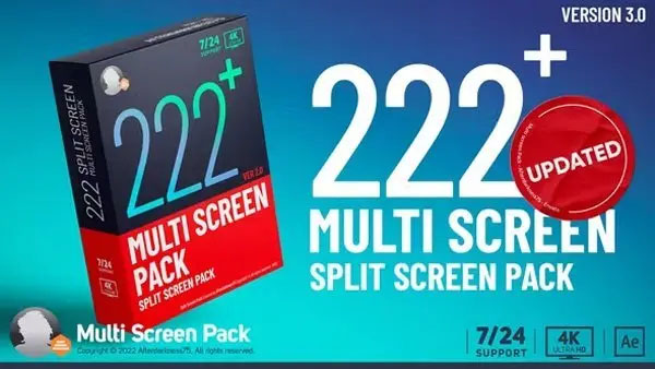 Multi Screen Pack After Effects Template