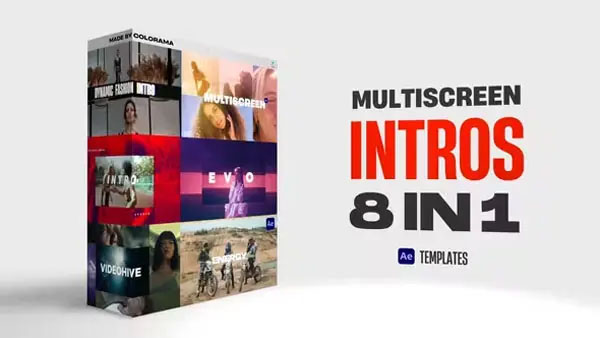 Multiscreen Intros Pack After Effects Template