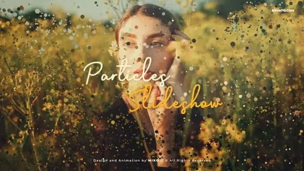 Original Particles Slideshow After Effects Template