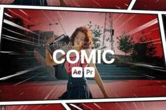 Premium Comic Overlays Pack After Effects Template