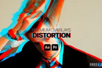 Premium Overlays Distortion After Effects Template