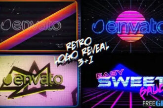 Retro Logo Reveal Pack Vol.2 After Effects Template