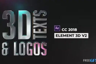Stylish 3D Texts and Logos After Effects Template