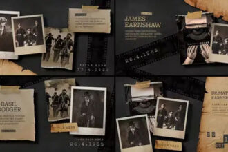 Vintage Documentary Slideshow After Effects Template